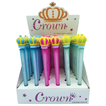 Crown Spinner Antistress Pen – 3 Colors – Pack of 36