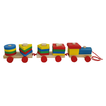 Wooden Train Toy with Shapes – 38 x 7 x 7 cm