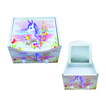 Wooden Jewelry Box with Mirror & Drawer – 11x10x7cm