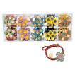 Flower Hair Tie – 5 Colors, Pack of 100