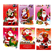 Christmas Cards with Envelope – 6 Designs, 21x13cm (Pack of 24) 