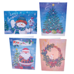 Christmas Cards with Envelope – Set of 24 Pieces (4 Designs)