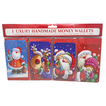 Christmas Money Wallet Cards with Envelope – 4 Designs (Set of 12x4 pcs) 