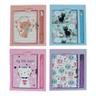 Diary with Pen – 4 Cute Cat Designs
