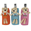 Teddy Bear Pencil Case – 3 Colors (Orange, Blue, Pink)