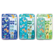 Dinosaur Pencil Set – 4 Pencils 2B with Eraser, Sharpener, Case & Grip (3 Colors)