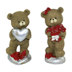 Polyresin Teddy Bear Decoration – 2 Designs | 9cm | Set of 2
