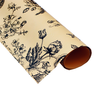 Metallic Wrapping Paper Floral Design 