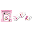 Gift Set Mug with Saucer & Spoon – Unicorn, 4 Designs