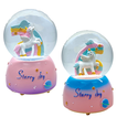 Light-Up & Musical Snow Globe – Unicorn “Starry Sky”, 2 Designs