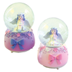 Light-Up & Musical Snow Globe – Angel with Bow, 2 Designs