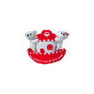 Boat Cushion with Teddy Bears 20x25cm – “With Our Love Boat”