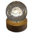 Glass Globe with Light and Engraving “Galaxy” – 8cm (Battery Operated)
