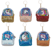 Keychain – Glitter Mini Purse with Unicorn Design in 6 Colors | Sparkly & Cute