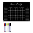 Magnetic Organizer Board Black with 6 Markers – 30x21cm