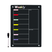 Transparent Magnetic Weekly Planner Board with 1 Marker – 30x20cm