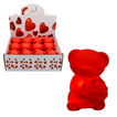 Light-Up Teddy Bear with Rose – 6.5cm – LED Love Figure 