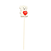 Αρκουδάκι με Καρδιά “Love” σε Στικ – 10cm – Valentine Stick 