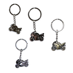 Metal Motorcycle Keychain in 4 Colors