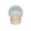 Glass Dome with Wooden Base in 2 Sizes