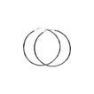 Hoop Earrings – Diameter 7cm – Box of 36 Pieces