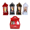 Mini Light-Up Christmas Lantern 13cm