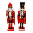 Wooden Nutcracker with Cape in 2 Designs Height 40cm