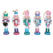 Wooden nutcracker in 5 designs 12.5cm 