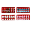 Hanging Wooden Carousel Ornament in 4 Designs 8cm – Pack of 6