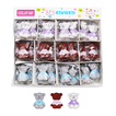 Bear-shaped eraser in 3 colors – Pack of 48 pieces
