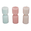 Soy Scented Candle, 3 colors – 3 fragrances, 11.5cm