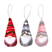 Christmas Fabric Gnome Decoration in 3 Colors – 13cm (12pcs)