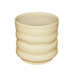 Ceramic flower pot in two sizes 13.5x14x14cm & 17x17x17cm