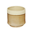 Ceramic flower pot in two dimensions 14x15x14.5cm & 16.5x18x17.5cm