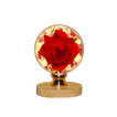 Lighted Sphere with Fabric Rose 12×9.5cm