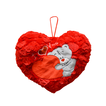 Heart Pillow with Teddy Bear 33cm