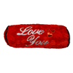 Love You Pillow in Red Color 45x17x17cm