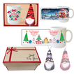 Gift Set: Teacher Mug (3 Designs) & Santa Claus Decoration in Gift Box
