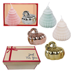Gift Set: Decorative Piece (3 Designs) + Scented Candle (3 Designs) in Gift Box