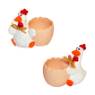 Easter Ceramic Chicken Egg Decoration 11x12.5cm