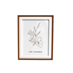 Brown & White Wood Photo Frame 3 Sizes