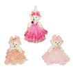 Hanging Teddy Bear Plush with Tulle Dress 15cm