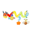 Plush Baby Activity Spiral Toy with Sound, Teether and Crinkle 23cm