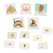 3D pop-up greeting card with envelope 14.5x10.5 cm (assorted designs)
