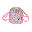 Kids backpack with bow & heart detail, 19x16x9cm