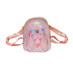 Kids Pink Backpack with Bunny Ears and Bow 19x16x9cm