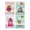 Kids Birthday Greeting Cards with Envelope Assorted Designs