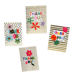 Premium Thank You Greeting Card with Envelope 18x13cm with Glitter & Foil Details