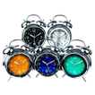 Metal Twin Bell Alarm Clock 16cm in Multiple Colors