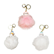 Duck Pom Pom Fur Keychain